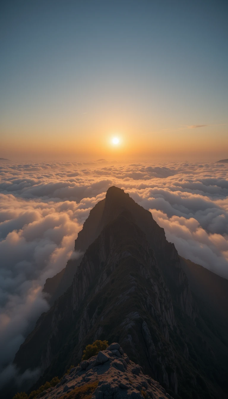 Sunrise Above the Clouds Wall Art My Store