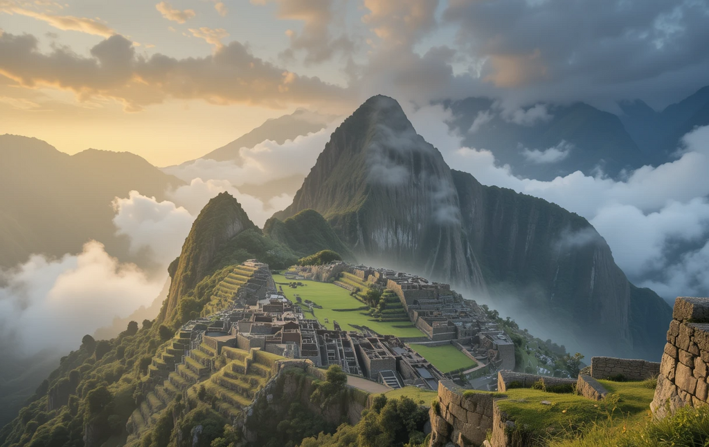 Machu Picchu Sunrise Landscape Poster My Store