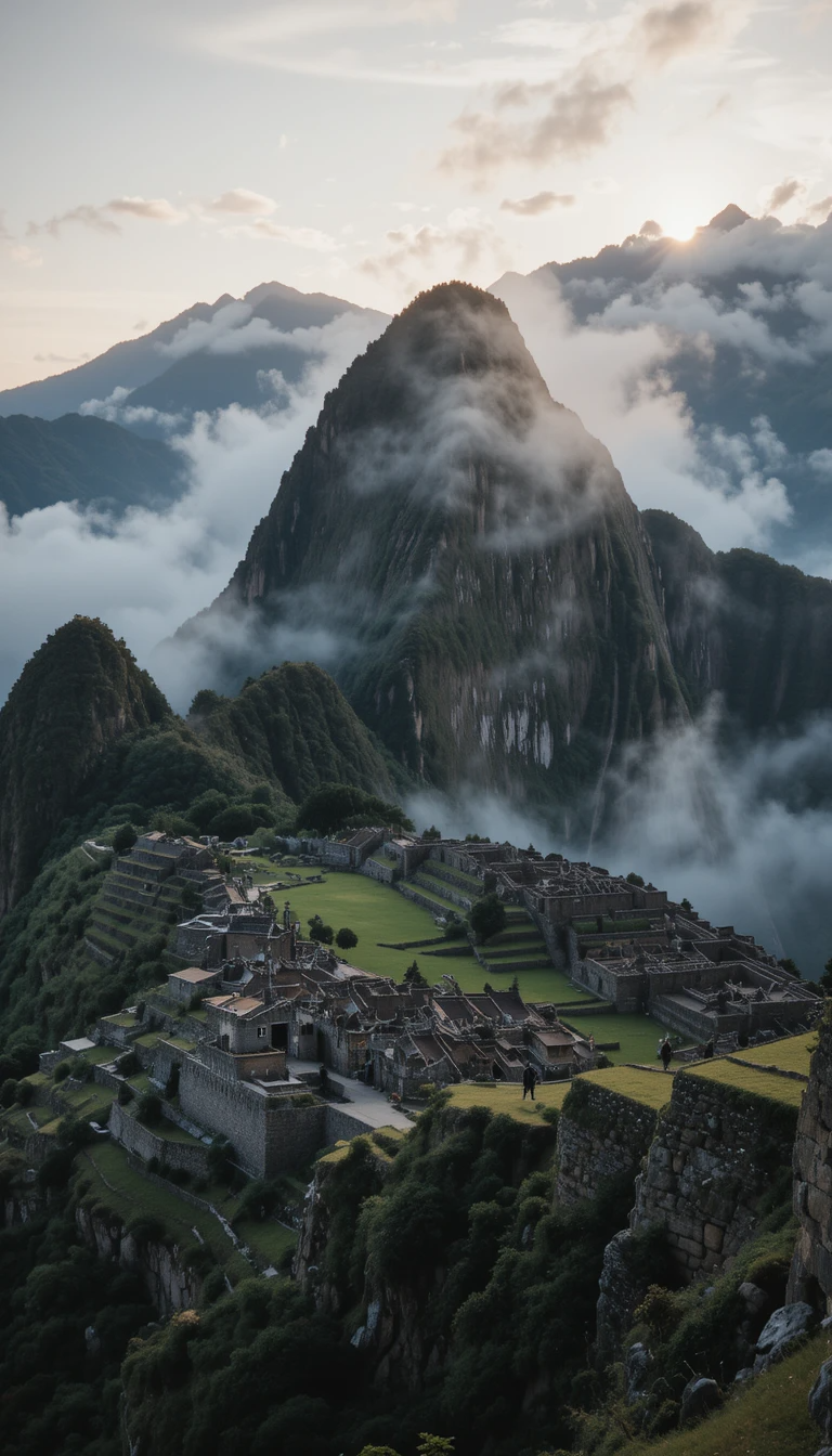 Machu Picchu Sunrise Landscape Poster My Store