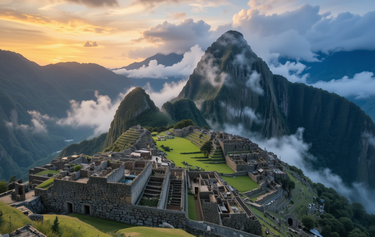 Machu Picchu Sunrise Landscape Poster My Store