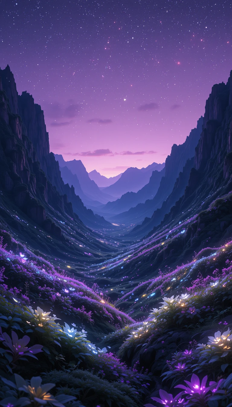 Mystic Purple Valley Print My Store