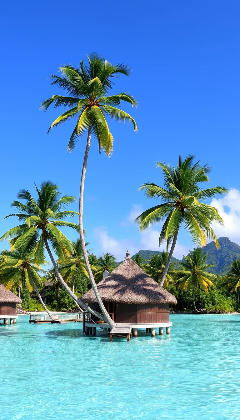 Paradise Overwater Bungalows Landscape My Store