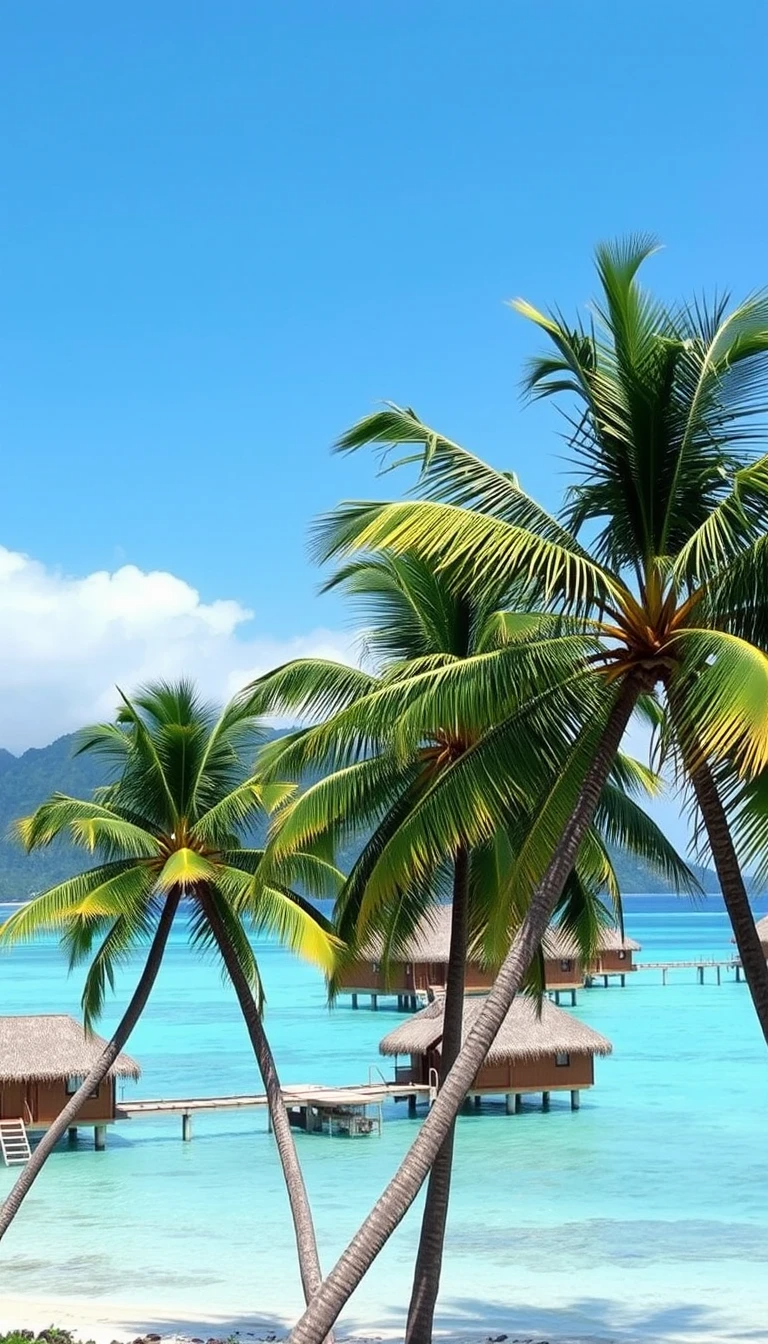 Paradise Overwater Bungalows Landscape My Store