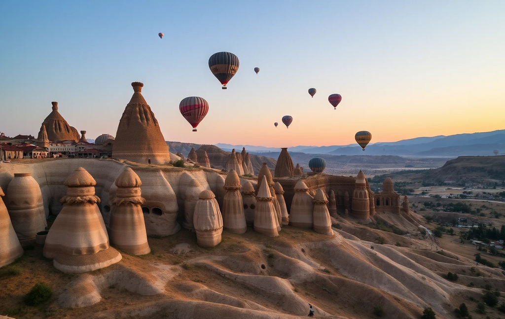 Cappadocia Fairy Chimneys with Hot Air Balloons My Store