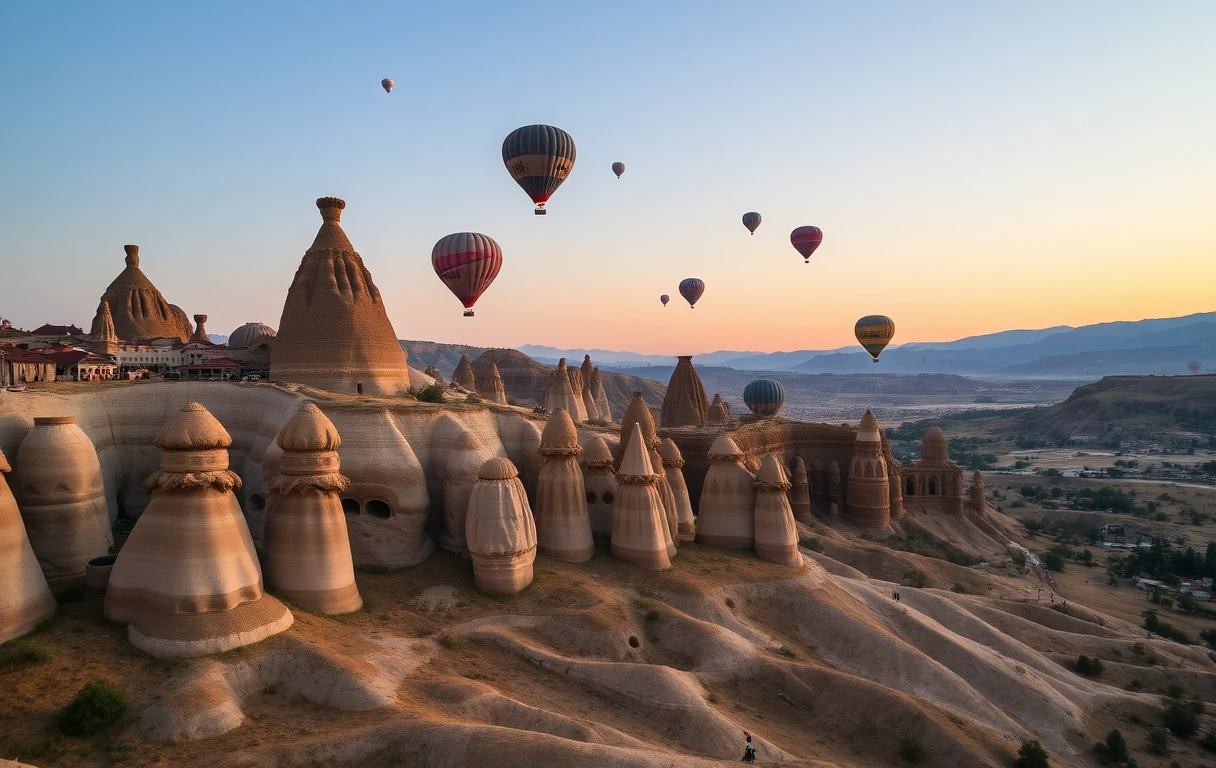 Cappadocia Fairy Chimneys with Hot Air Balloons My Store