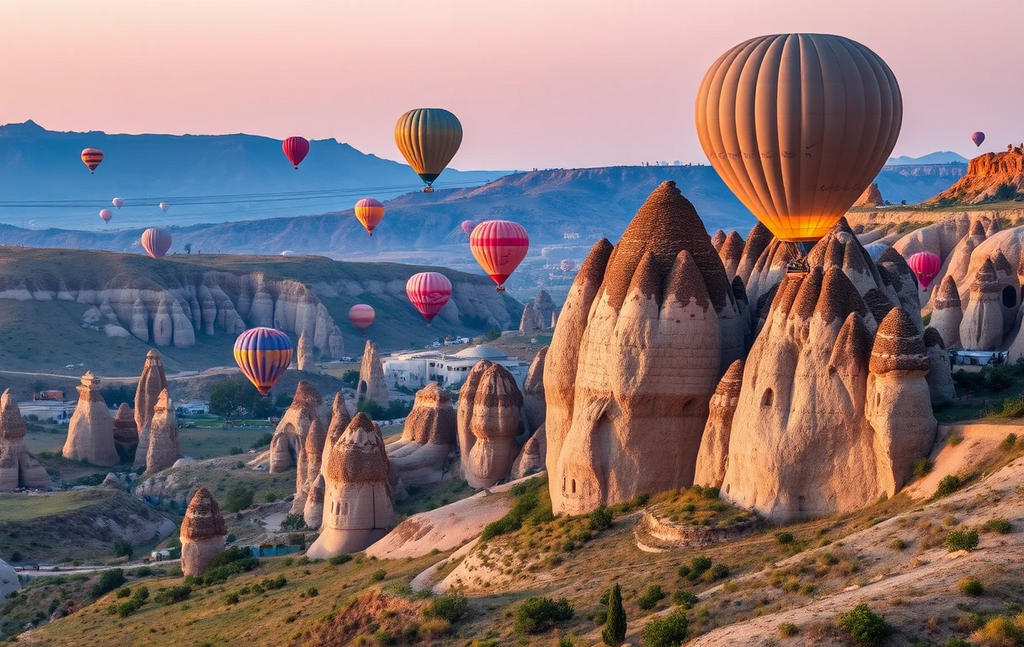 Cappadocia Fairy Chimneys with Hot Air Balloons My Store