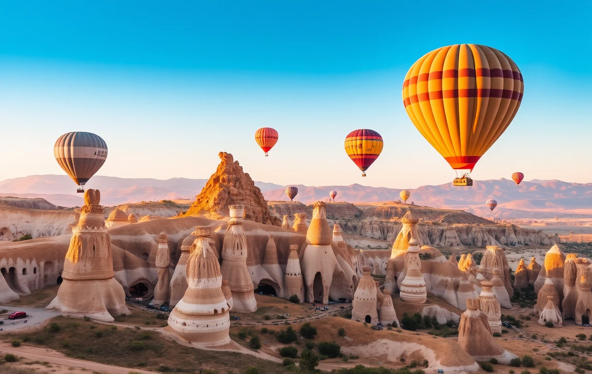 Cappadocia Fairy Chimneys with Hot Air Balloons My Store