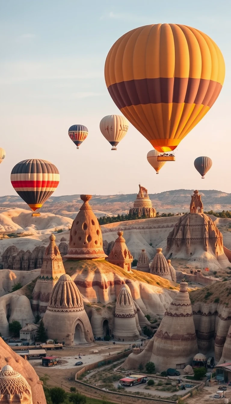 Cappadocia Fairy Chimneys with Hot Air Balloons My Store