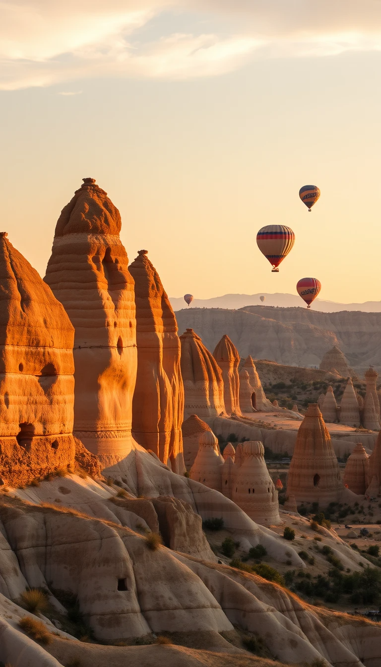 Cappadocia Fairy Chimneys with Hot Air Balloons My Store