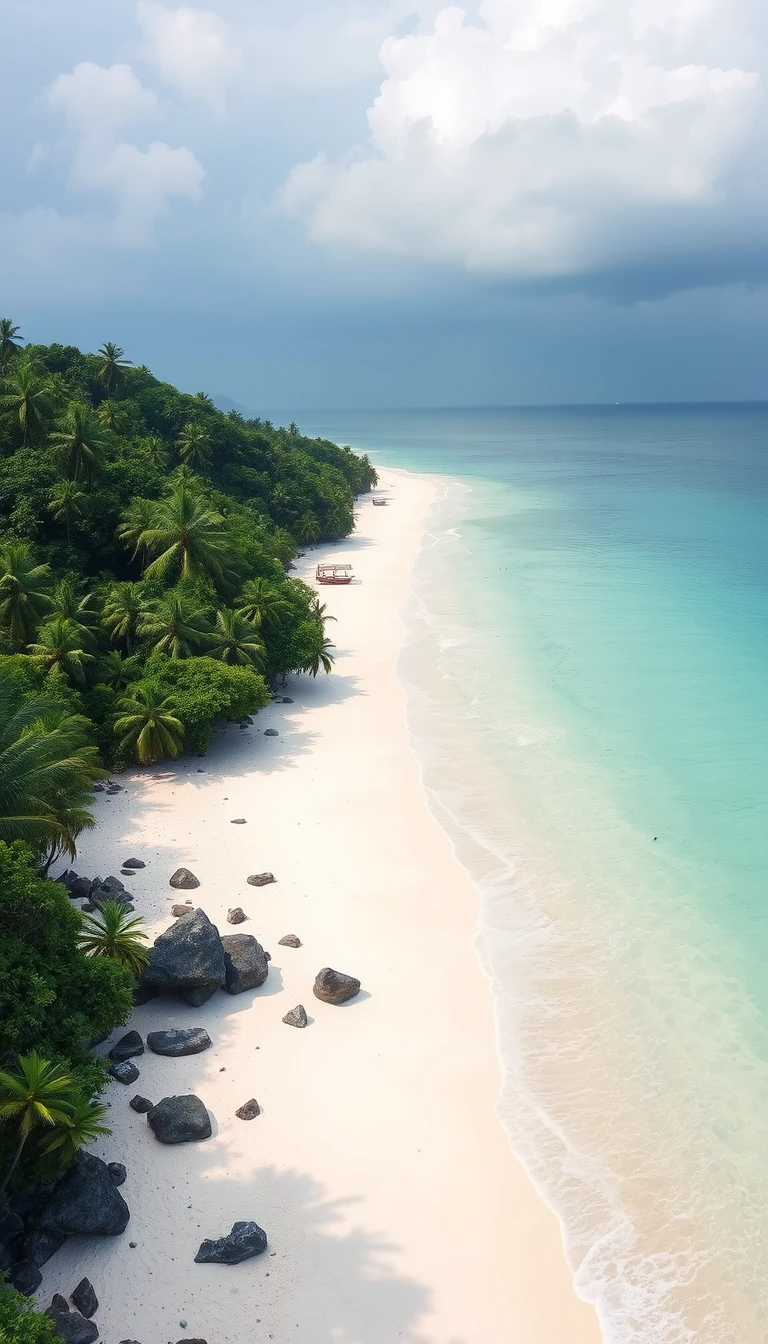 Secluded Tropical Beach with Hut My Store