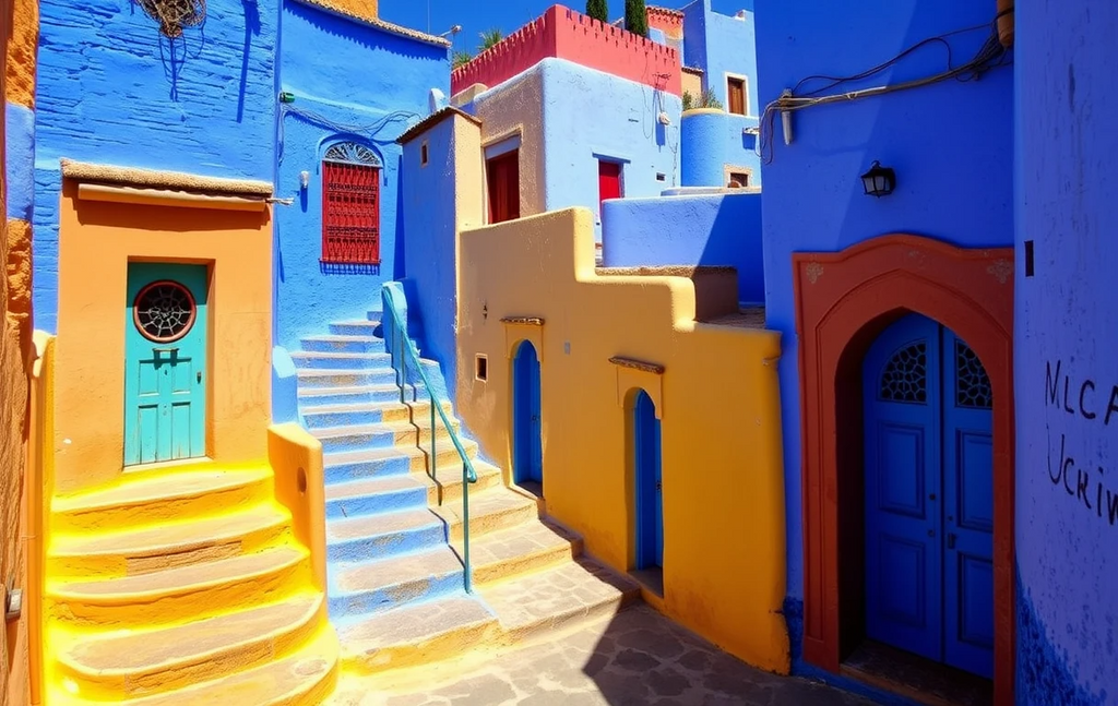 Colorful Mediterranean Alley My Store