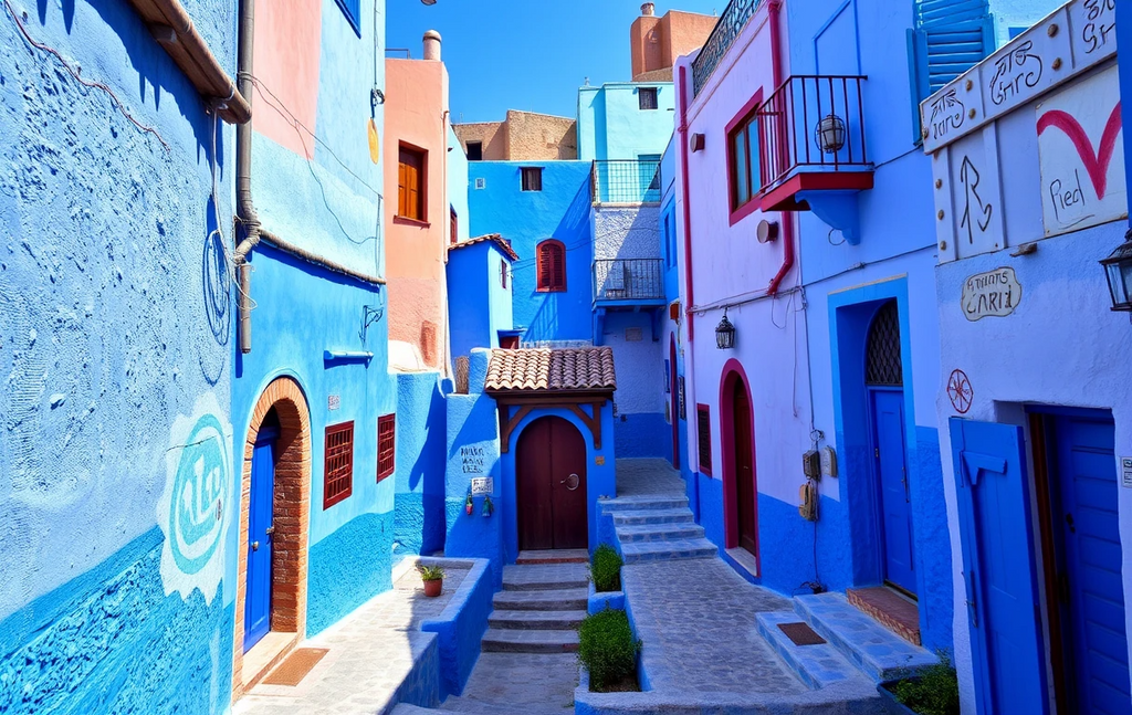 Colorful Mediterranean Alley My Store