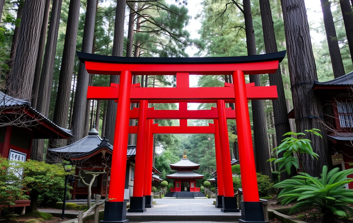 Traditional Japanese Torii Gate Shrine My Store