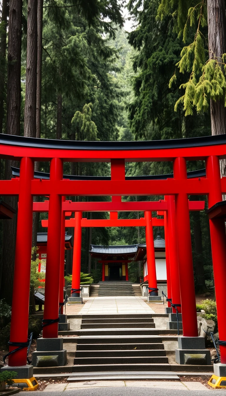 Traditional Japanese Torii Gate Shrine My Store