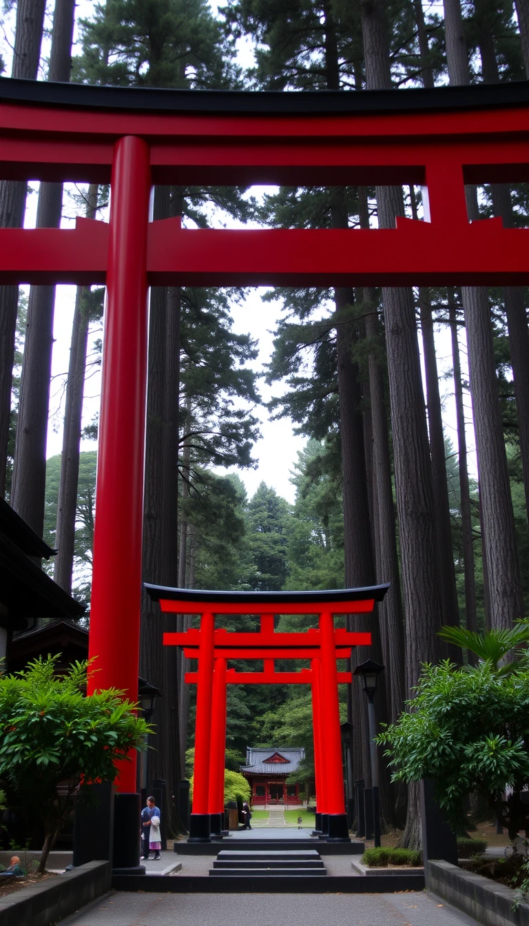 Traditional Japanese Torii Gate Shrine My Store