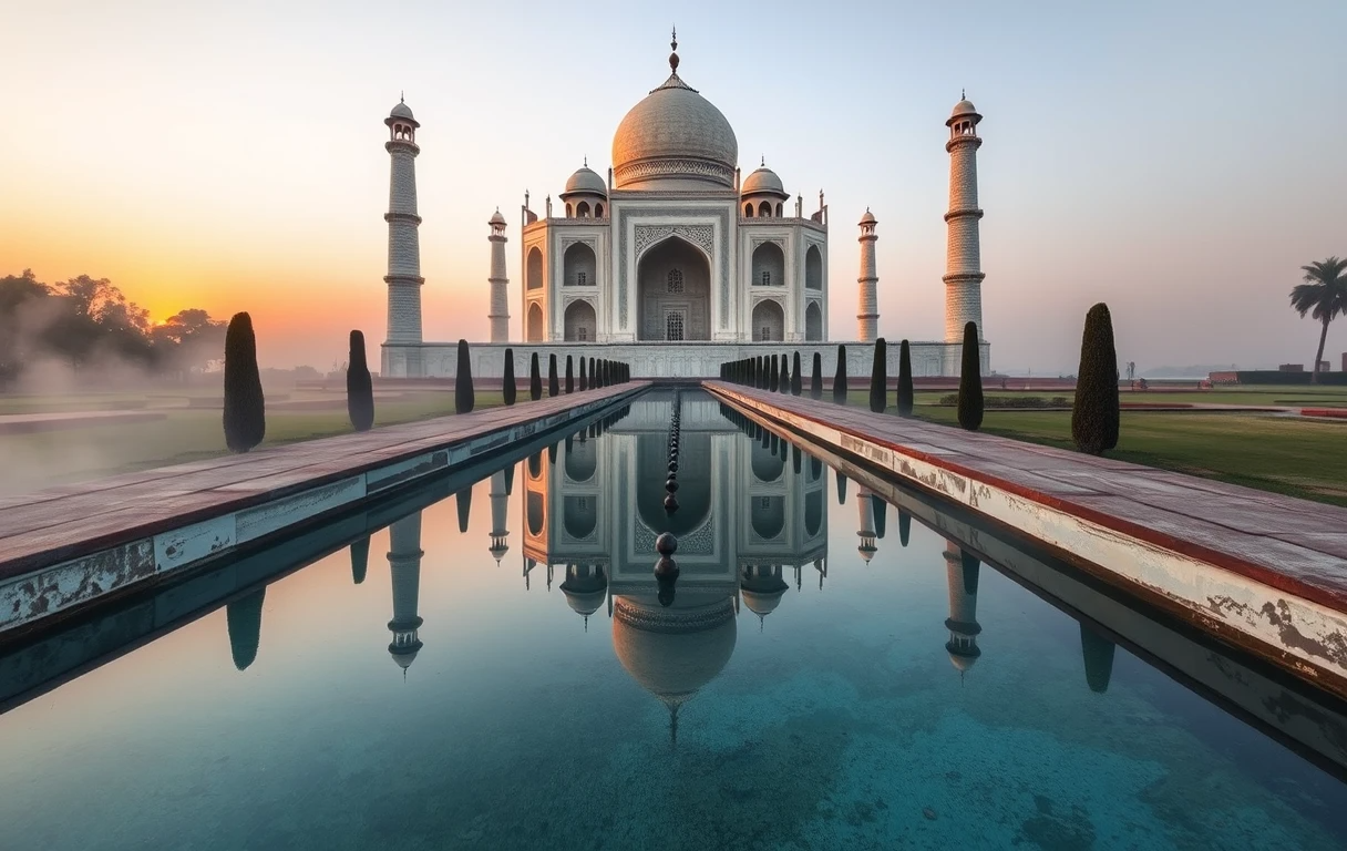 Taj Mahal at Sunrise My Store