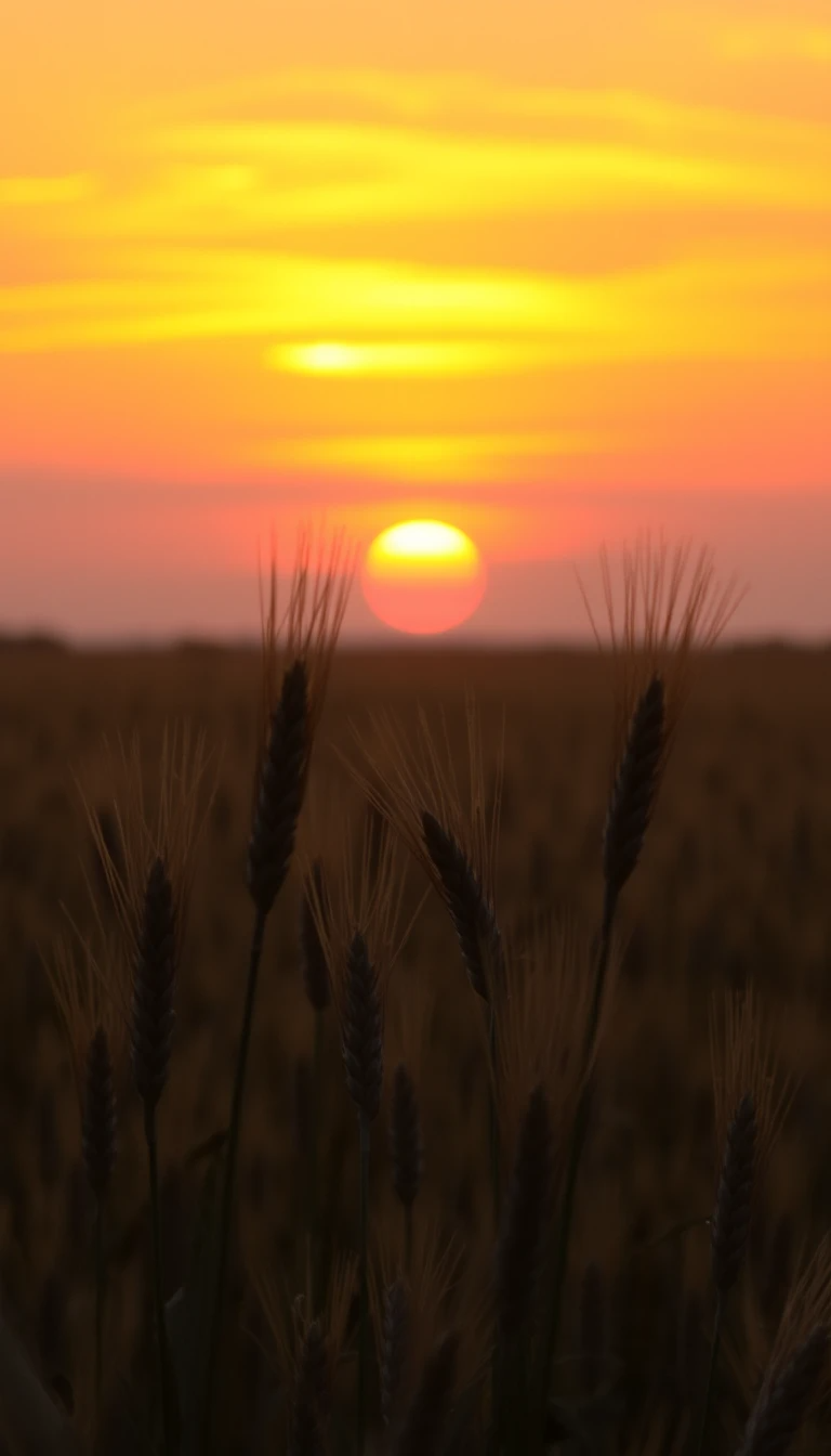 Golden Wheat Field at Sunrise My Store