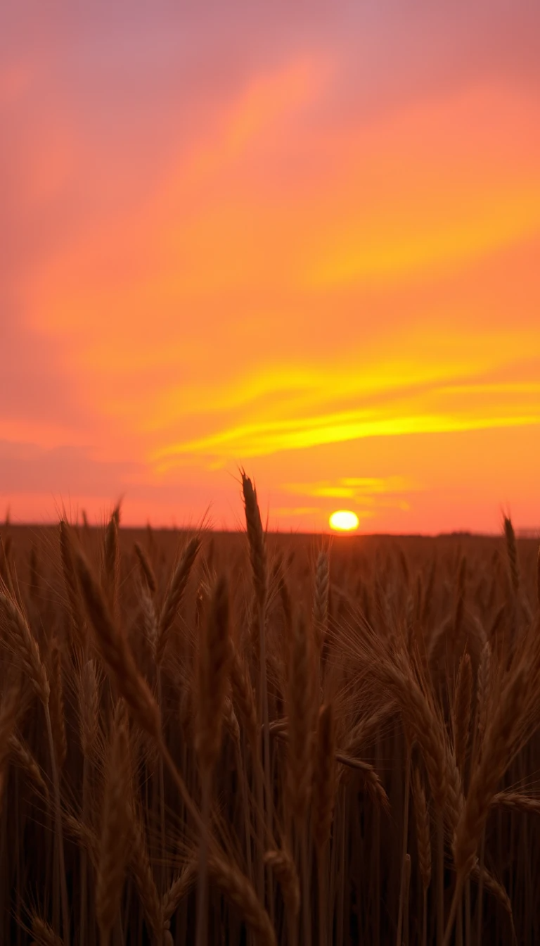 Golden Wheat Field at Sunrise My Store