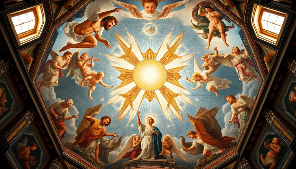 Celestial Glory of Divine Adoration