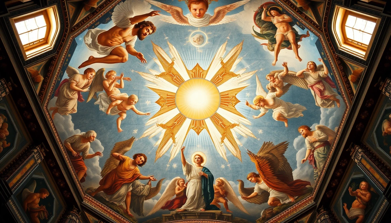 Celestial Glory of Divine Adoration