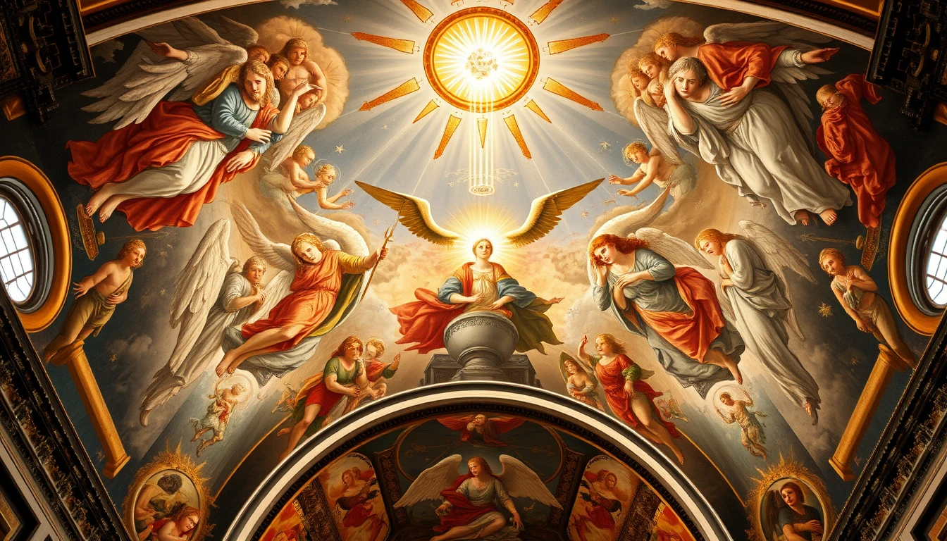 Celestial Glory of Divine Adoration