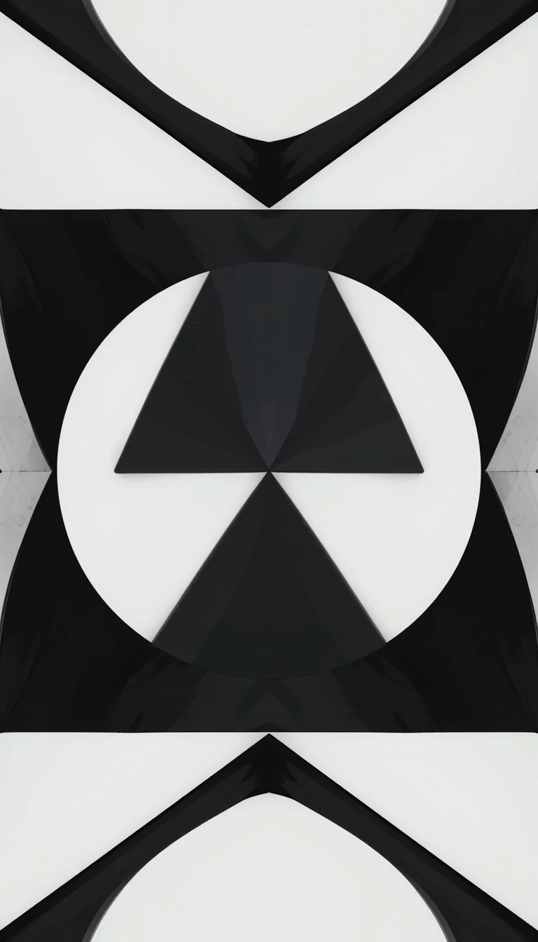 The central symmetric design with triangles and circles