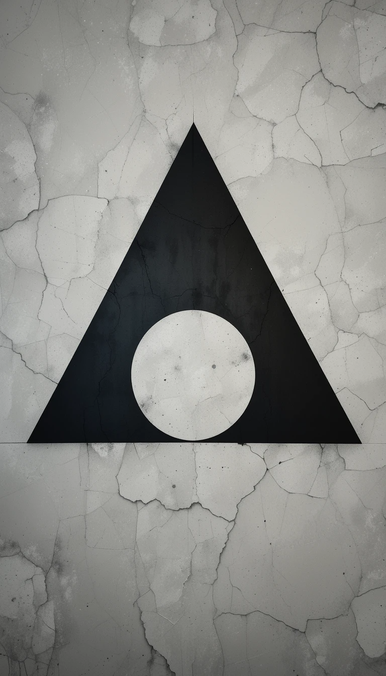 The central symmetric design with triangles and circles