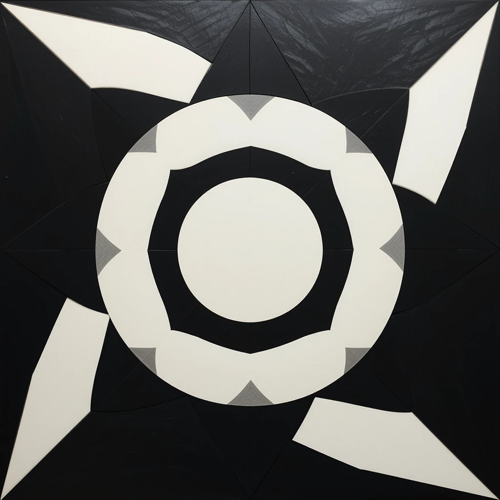 The central symmetric design with triangles and circles