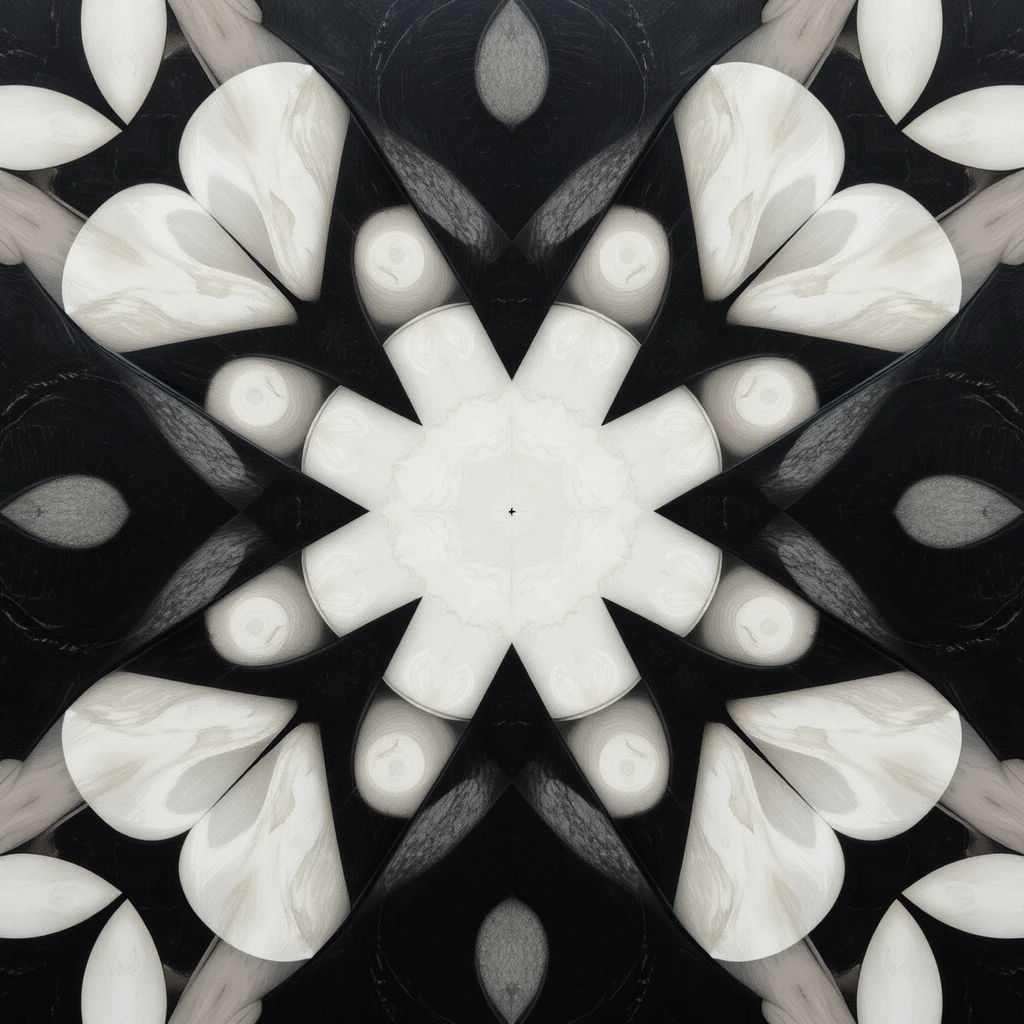 The central symmetric design with triangles and circles