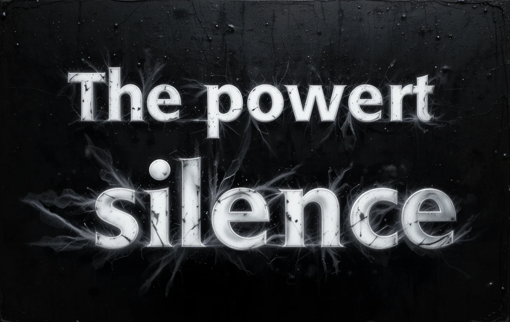 The Power of Silence - Ethereal Smoke Minimalist Black and White Art Print