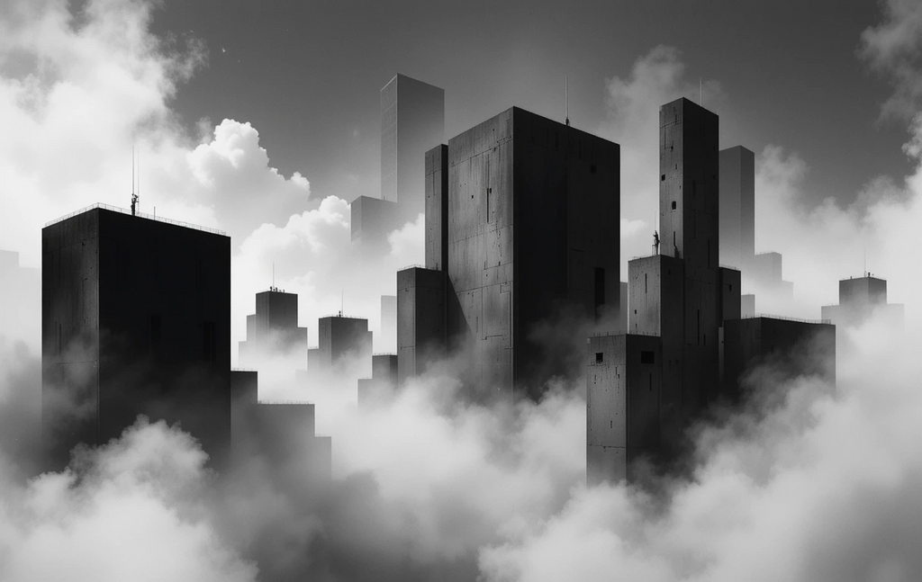 Repetitive high-rise building facade