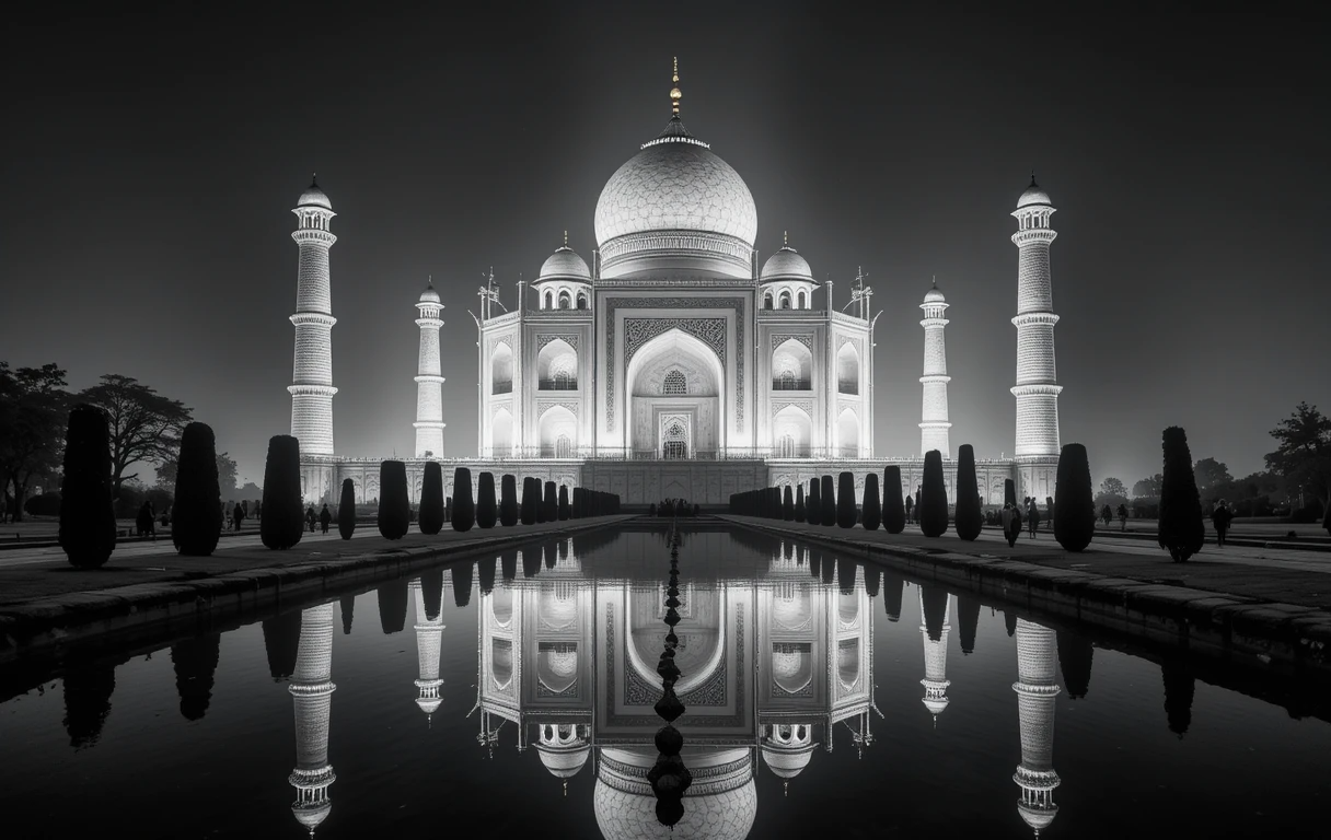 Taj Mahal at Night