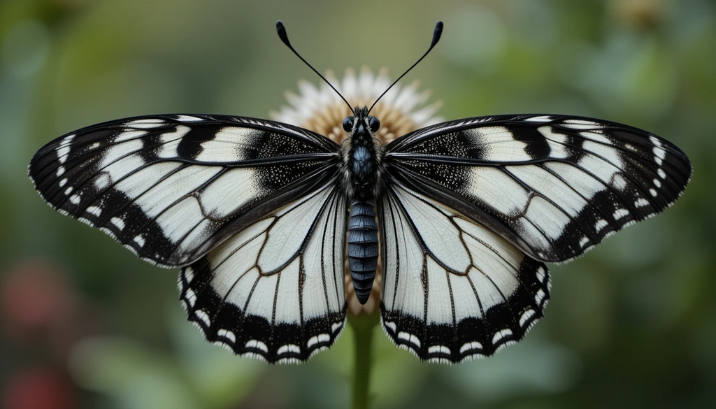 Butterfly wings close-up