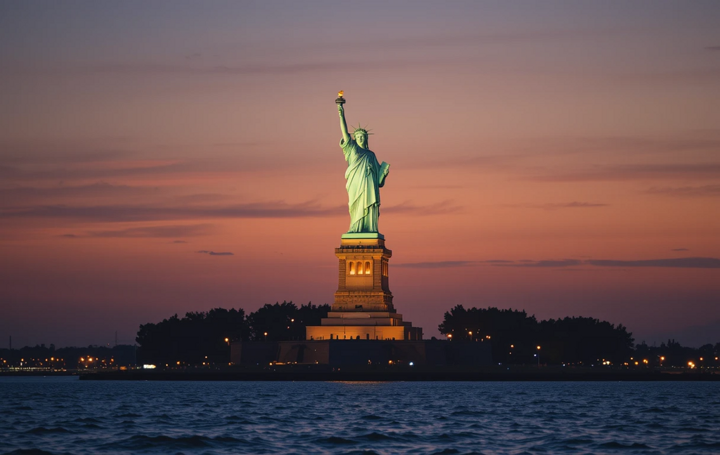 Statue of Liberty at Twilight My Store