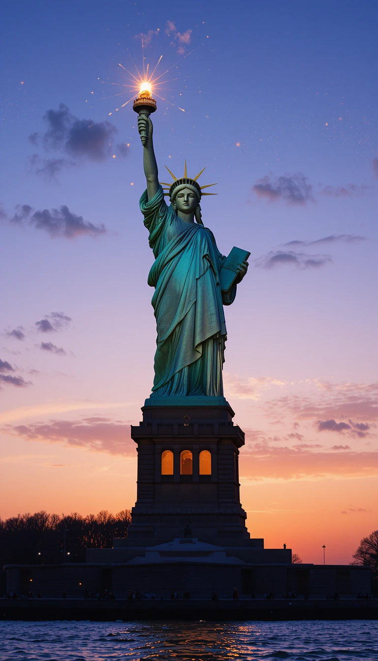 Statue of Liberty at Twilight My Store