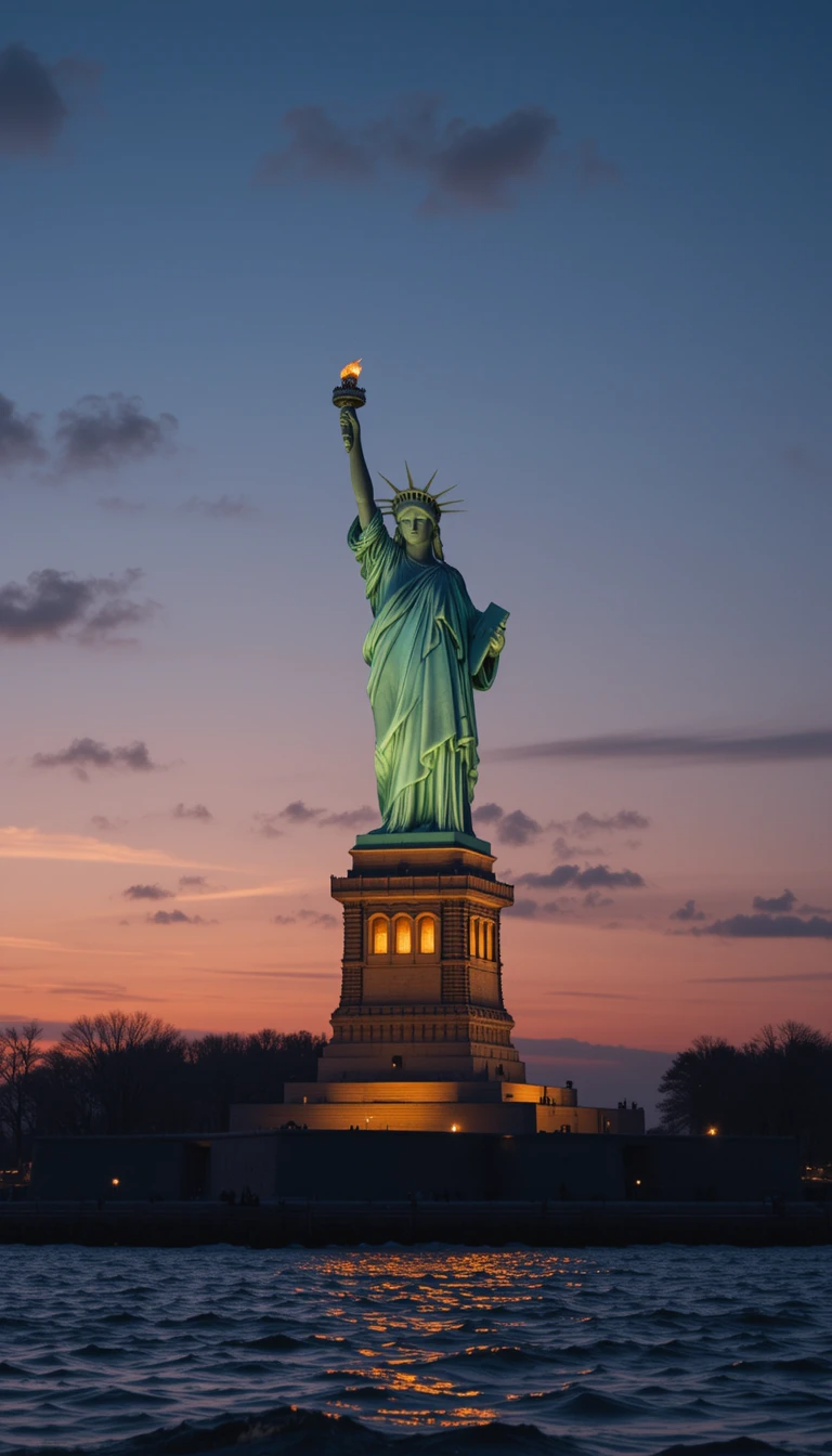 Statue of Liberty at Twilight My Store