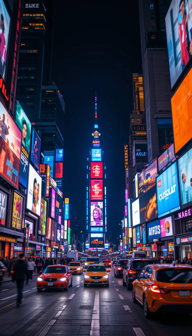 Times Square Night Lights My Store