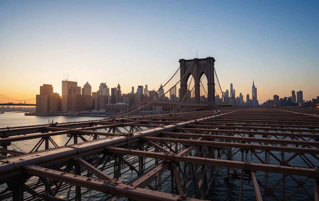 Brooklyn Bridge Twilight Scene My Store