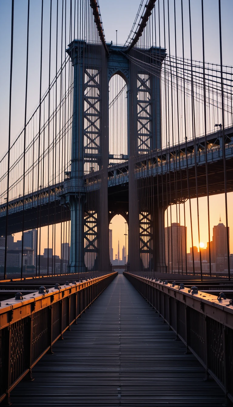 Brooklyn Bridge Twilight Scene My Store