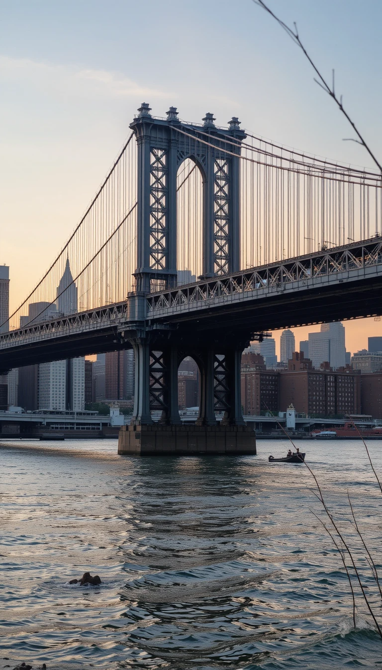 Brooklyn Bridge Twilight Scene My Store