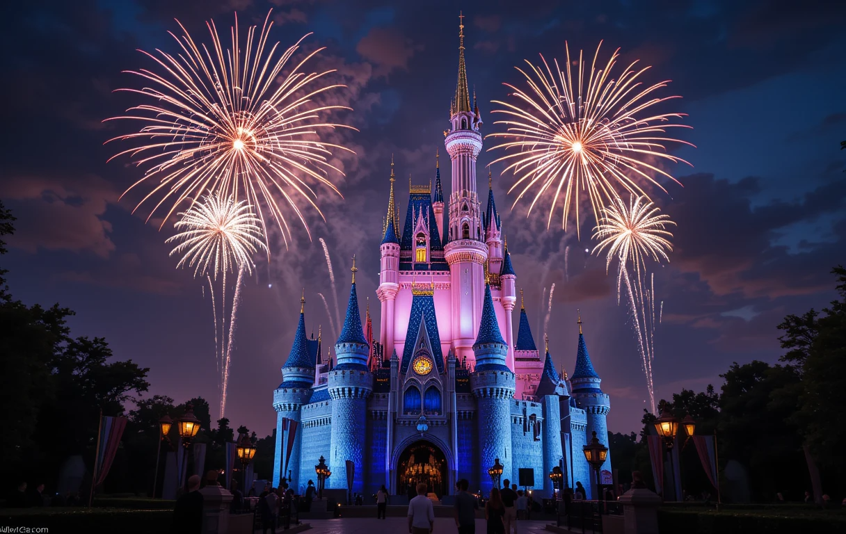 Cinderella Castle Fireworks Display My Store