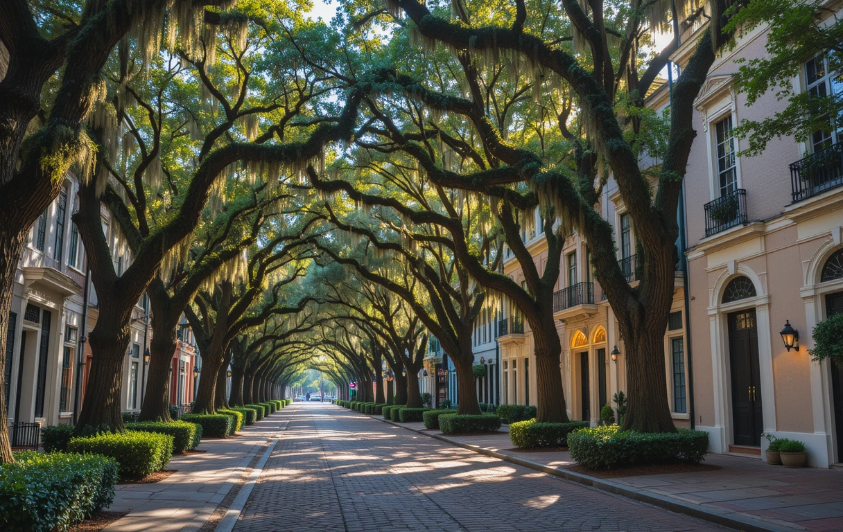 Savannah Oak-Lined Historic Street My Store