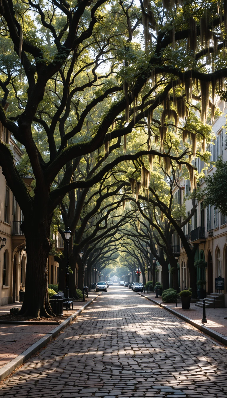 Savannah Oak-Lined Historic Street My Store