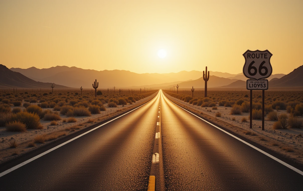 Route 66 Desert Sunrise My Store