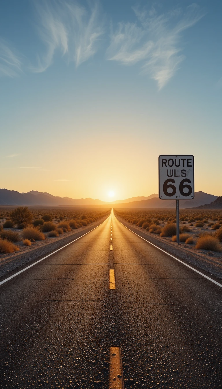 Route 66 Desert Sunrise My Store