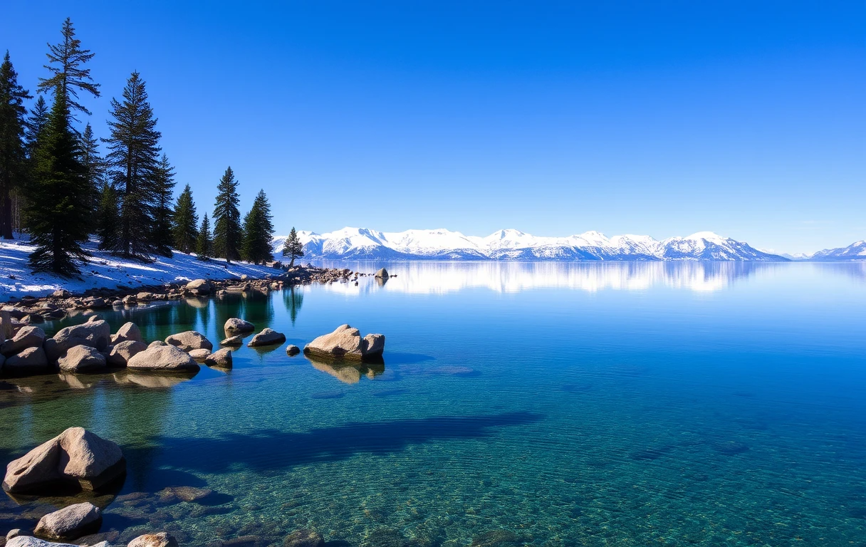 Lake Tahoe Rocky Shoreline My Store