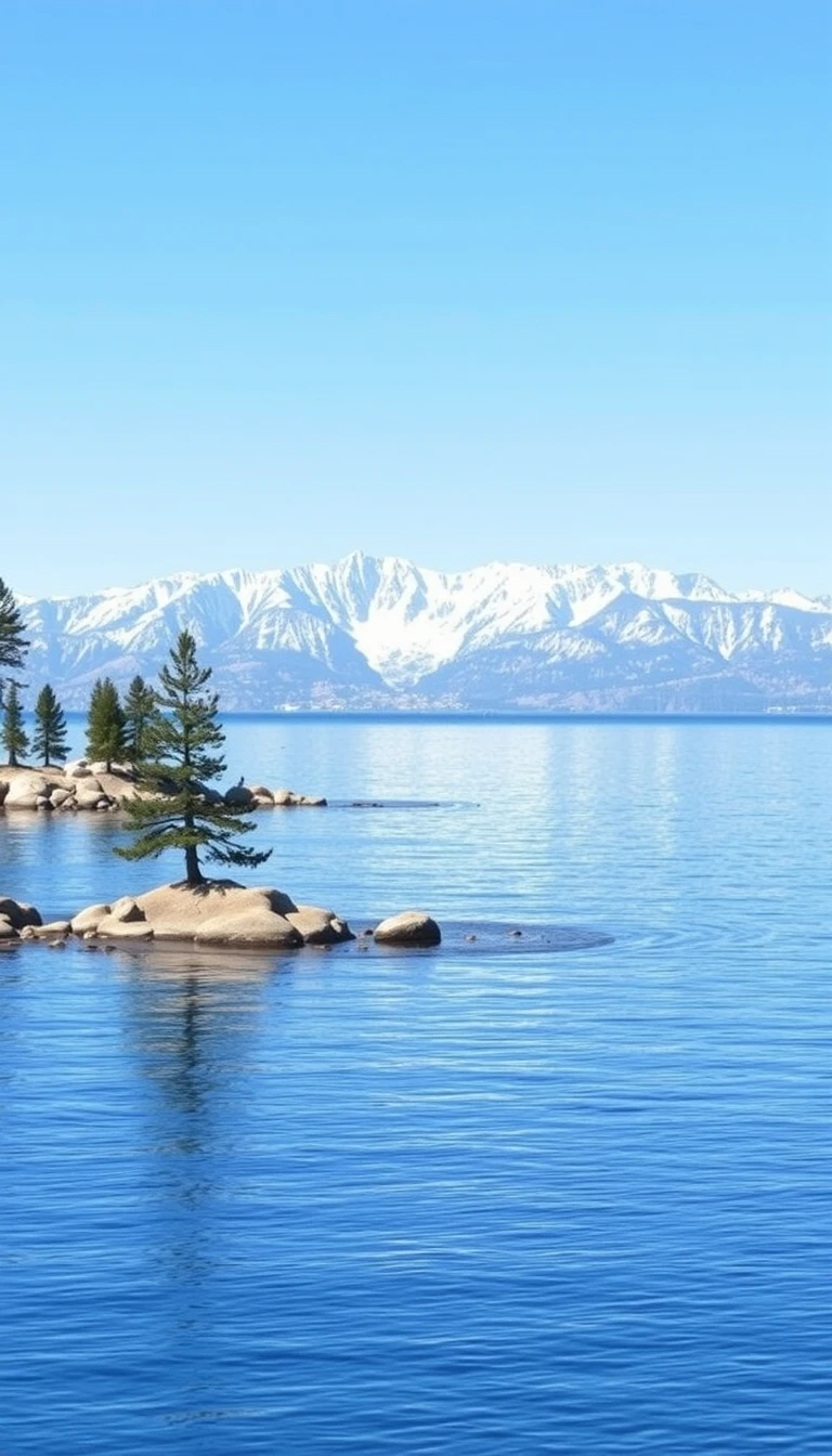 Lake Tahoe Rocky Shoreline My Store
