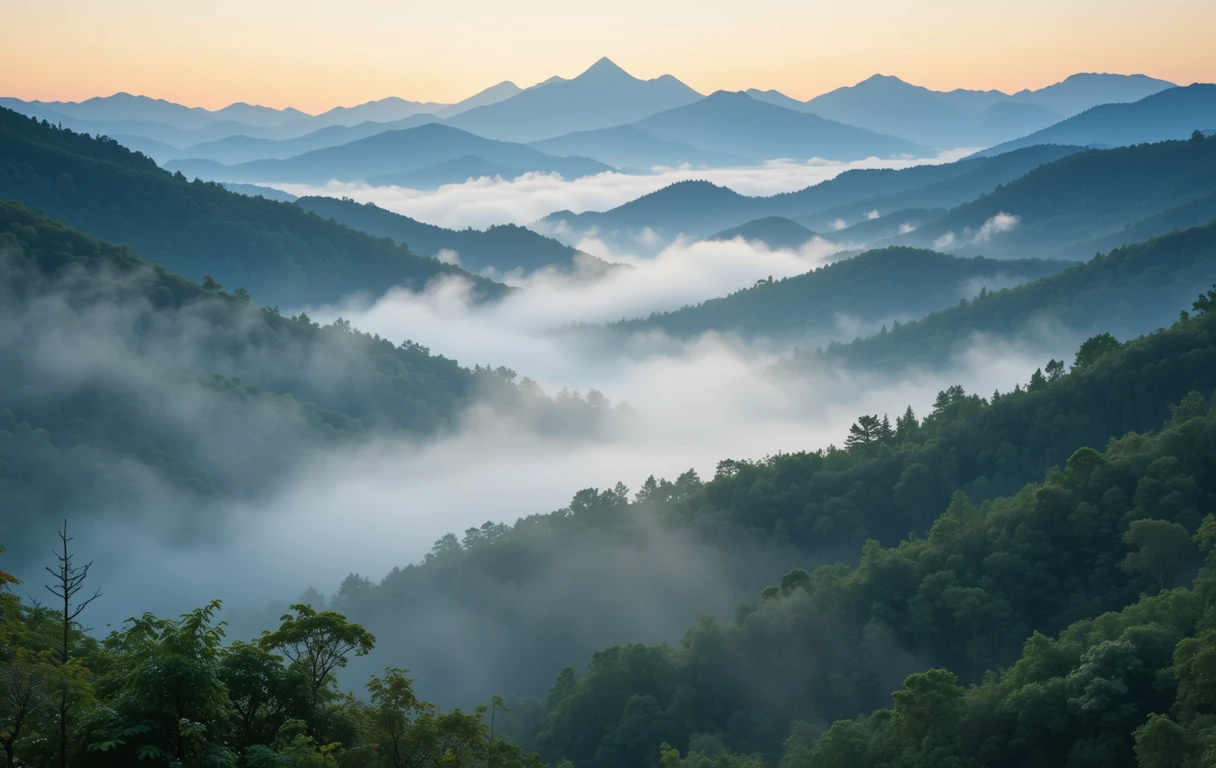 Tropical Jungle Waterfall Paradise - Palm Fronds Hibiscus Falls My Store