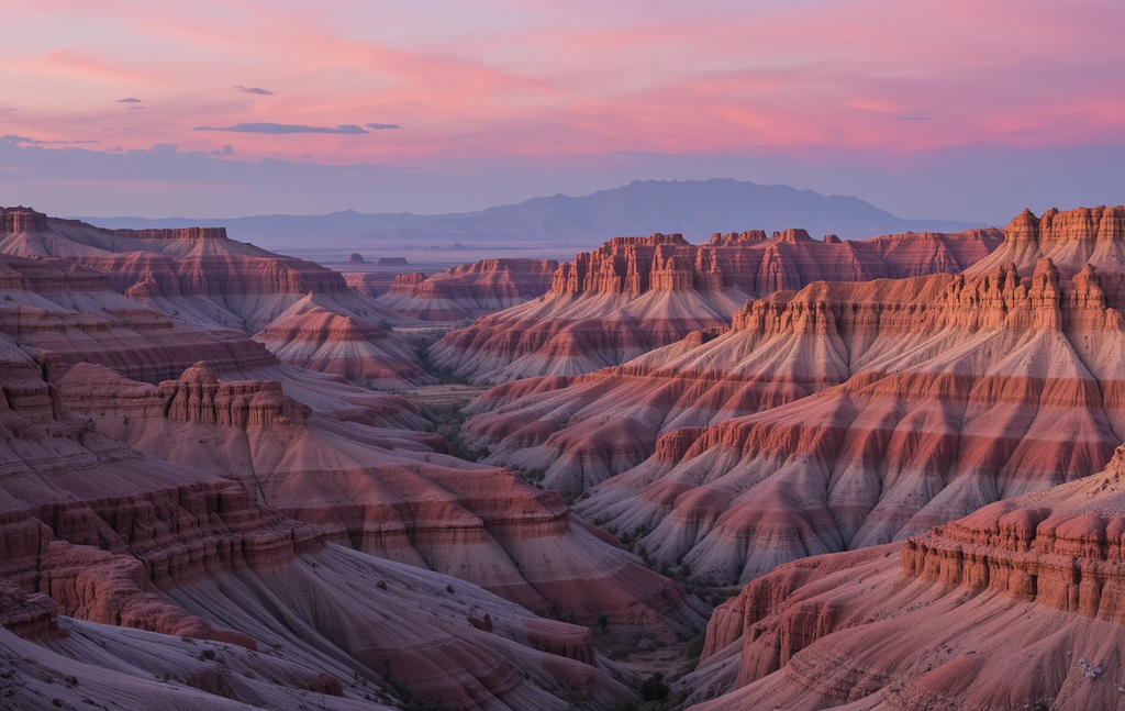 Canyon Sunset Overlayered Mesas My Store