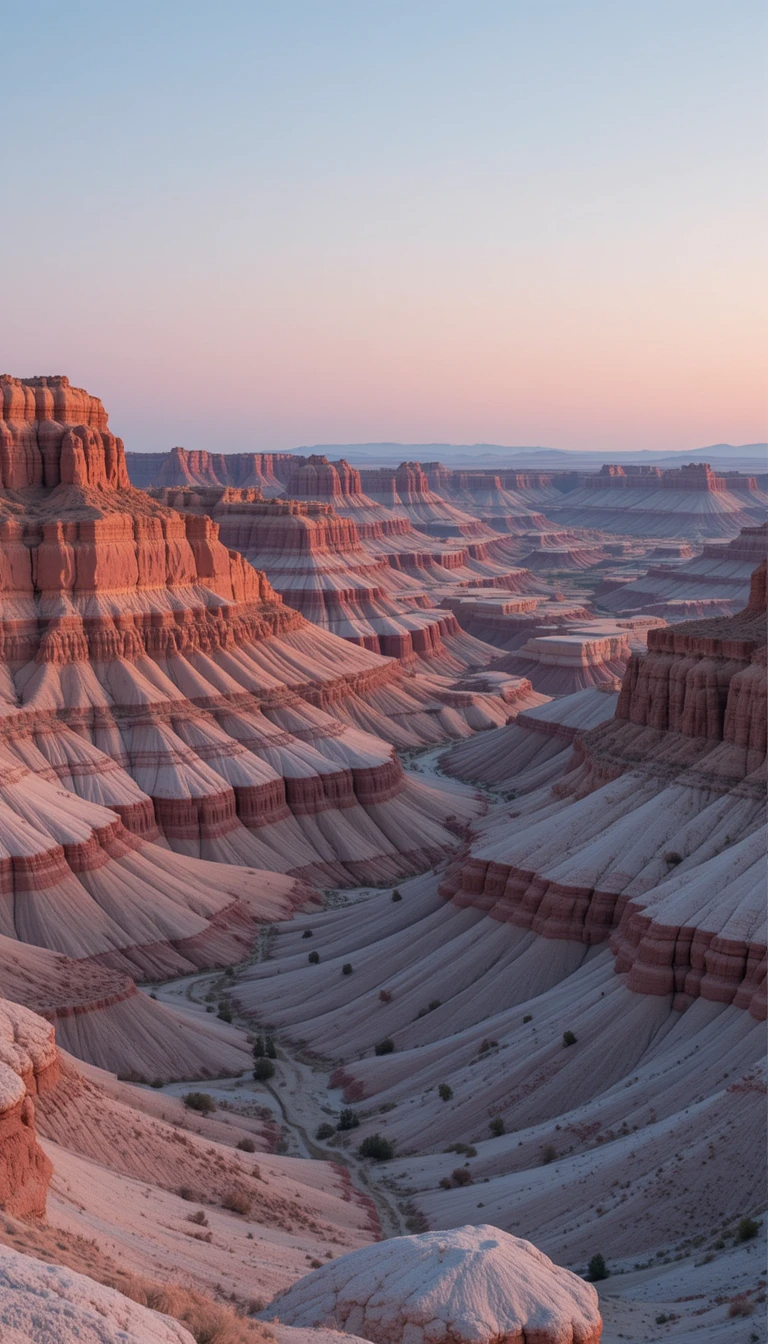Canyon Sunset Overlayered Mesas My Store